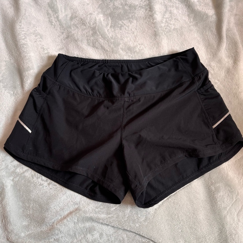 90 Degree Black Athletic Shorts